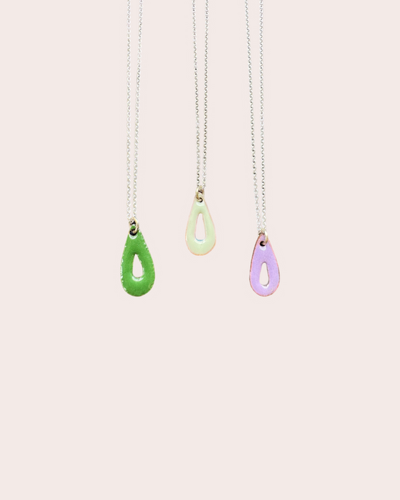 Colourful Drop necklace - Ready to ship