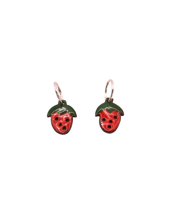 Colourful Strawberry earrings - Ready to ship